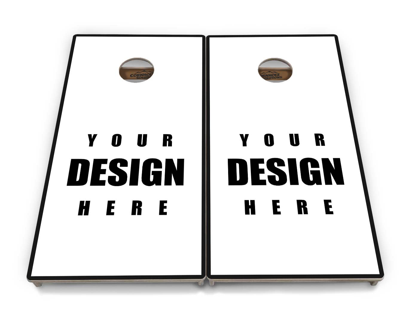 Complete Tournament Cornhole Bundle - Boards, Bags & Carrying Case - Custom