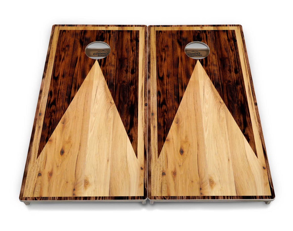 Wooden Triangle Cornhole Boards – Tournament Series