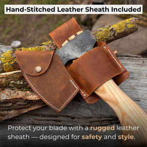 Small Carving Axe with Belt Loop, 0.47 kg (1 lb)