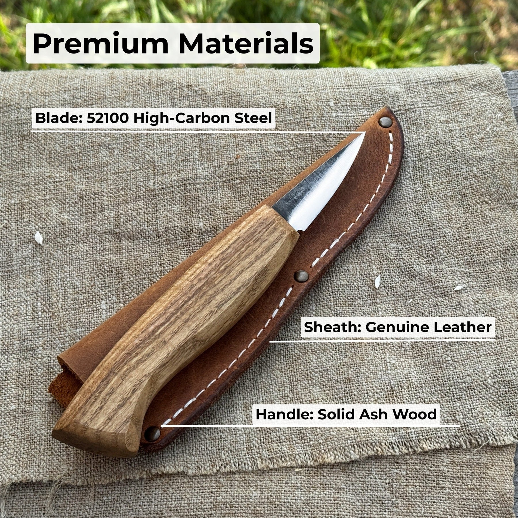 Small Sloyd Carving Knife, 5.5 cm (2.16 inches)