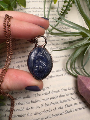 Sodalite Yoni Necklace