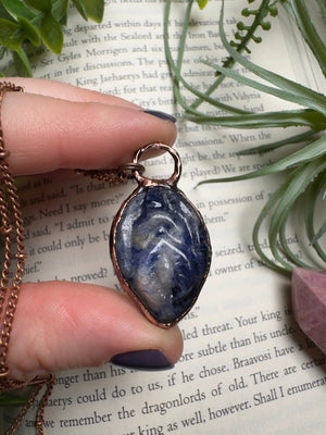 Sodalite Yoni Necklace