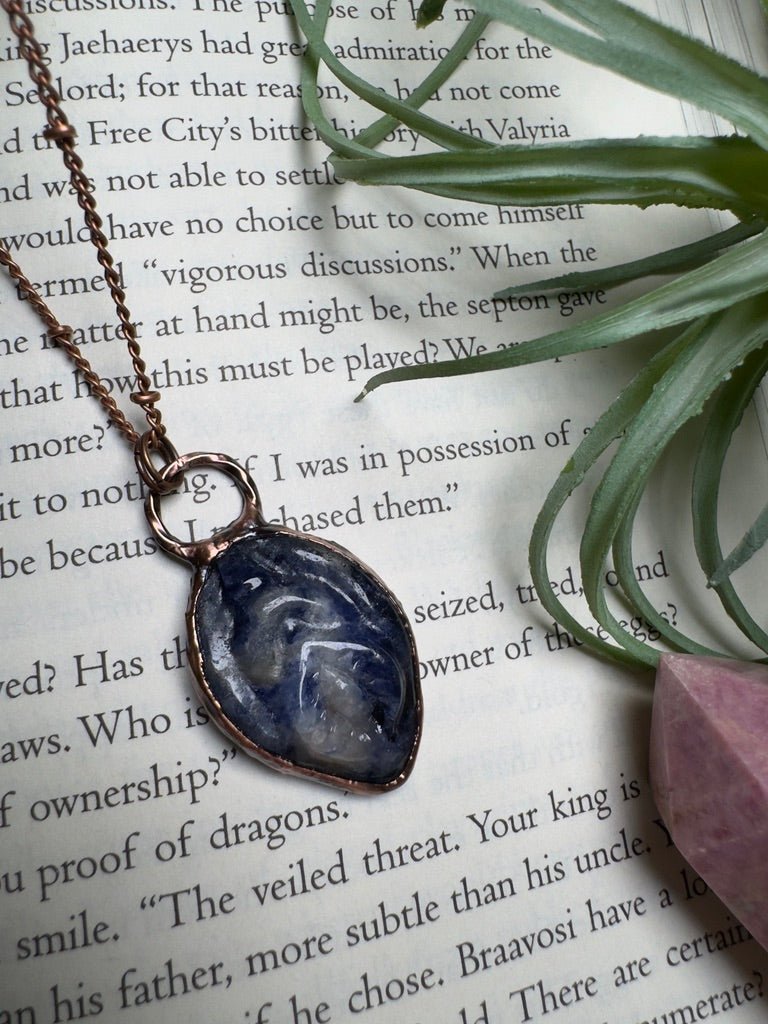 Sodalite Yoni Necklace