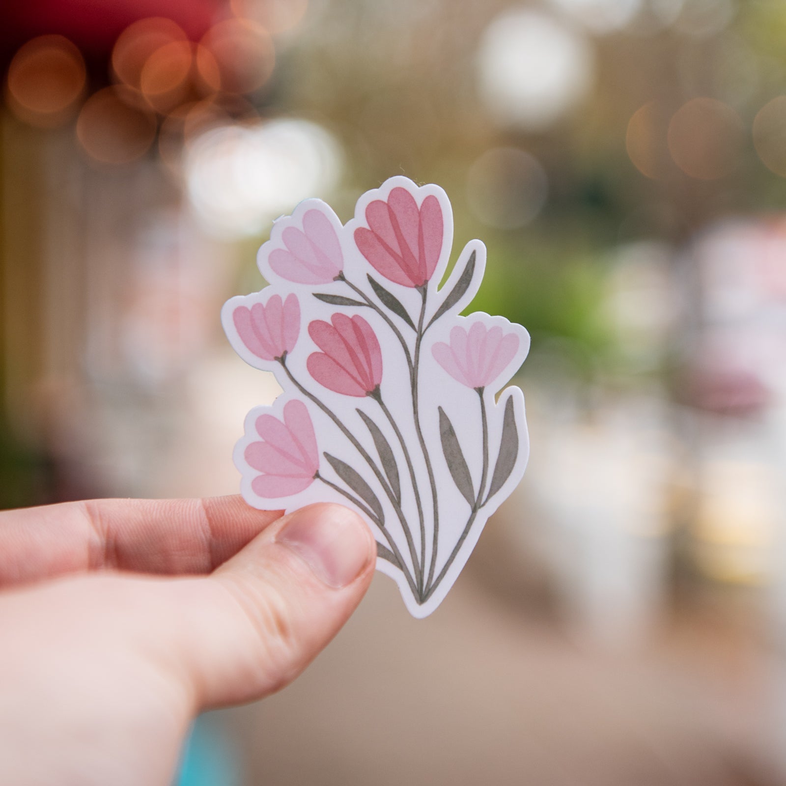 Watercolor flowers - Sticker by Still Magnolia, vinyl decal main product photo
