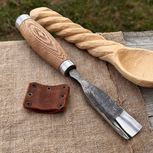 Straight Gouge (Rounded Chisel), 10 - 45 mm (0.4 - 1.8 inches)