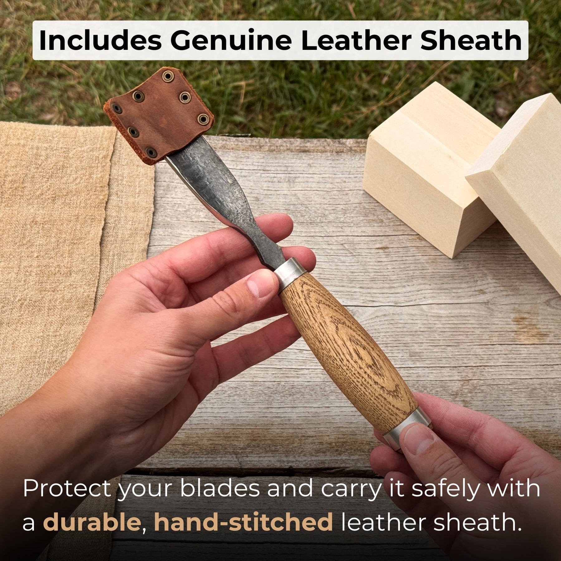 Straight Gouge (Rounded Chisel), 10 - 45 mm (0.4 - 1.8 inches)