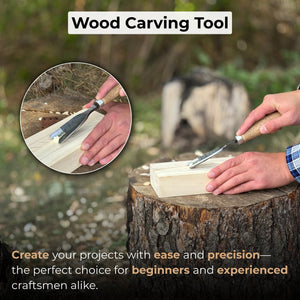 Straight Gouge (Rounded Chisel), 10 - 45 mm (0.4 - 1.8 inches)