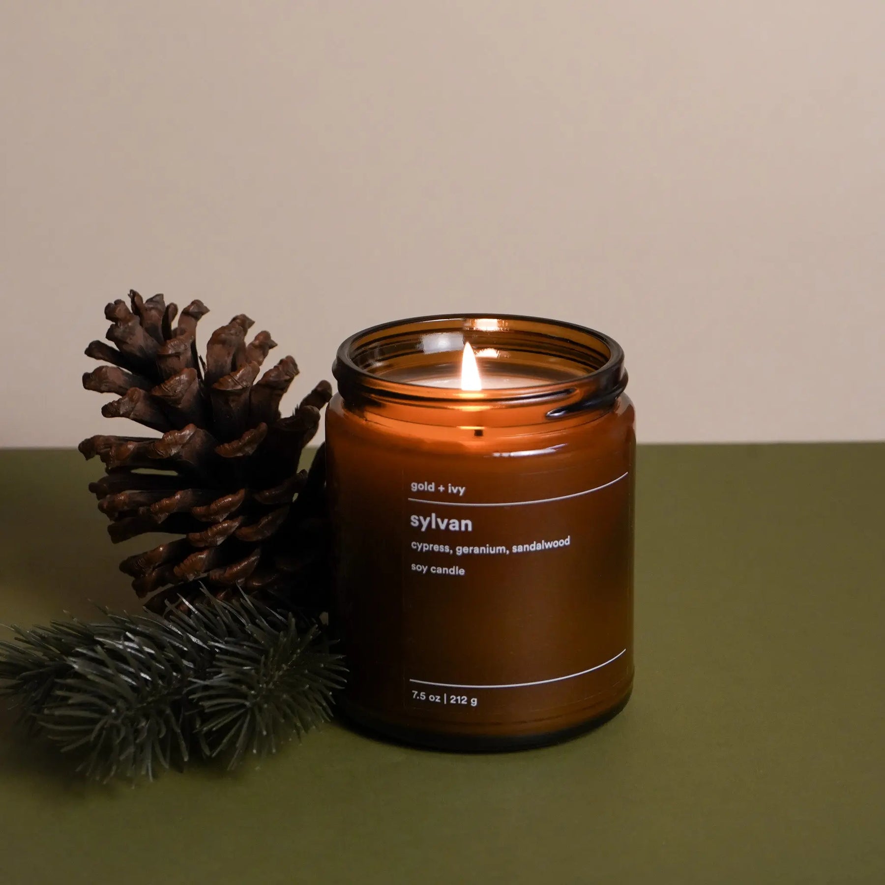 Sylvan by gold + ivy, scented candle main product photo