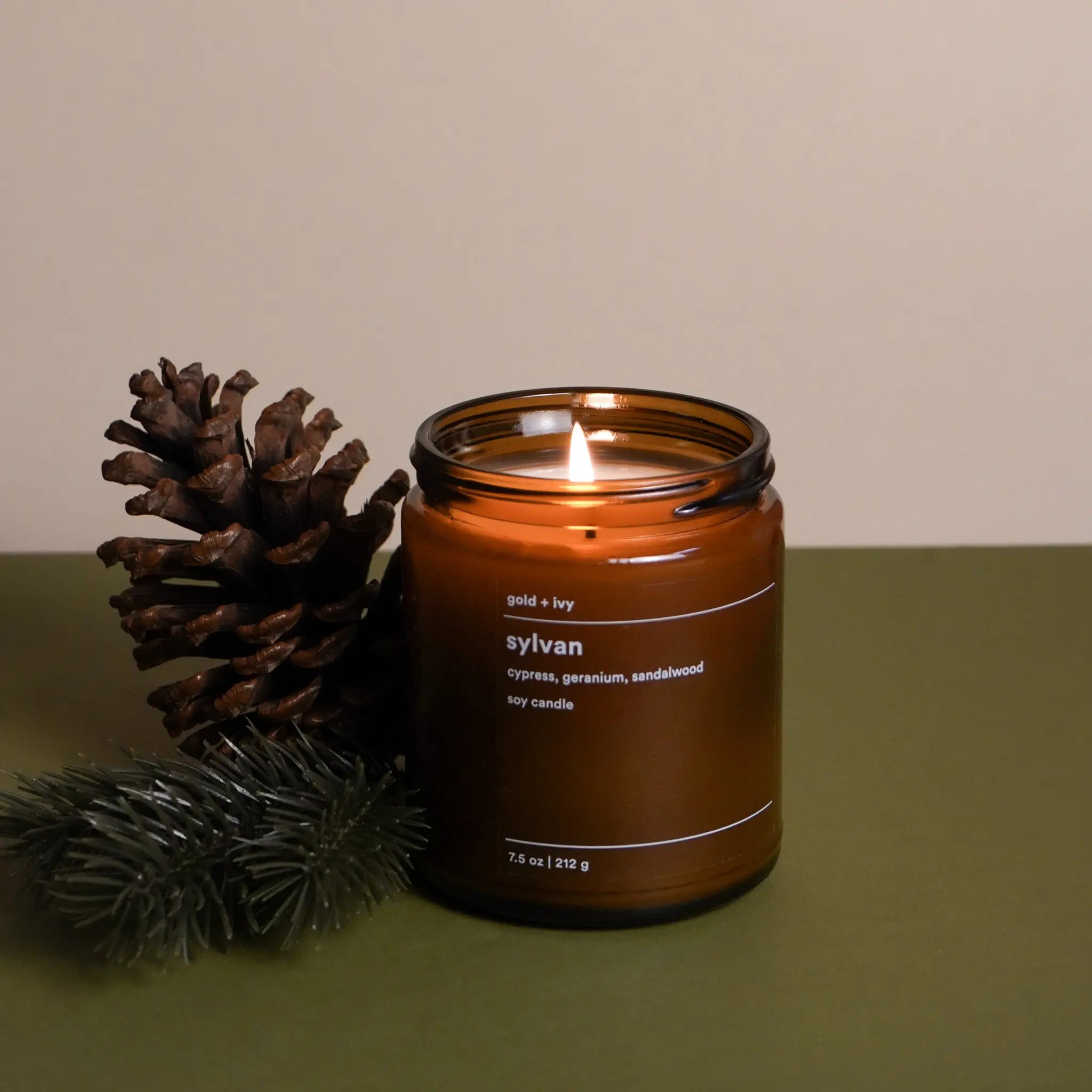 Sylvan by gold + ivy, scented candle main product photo