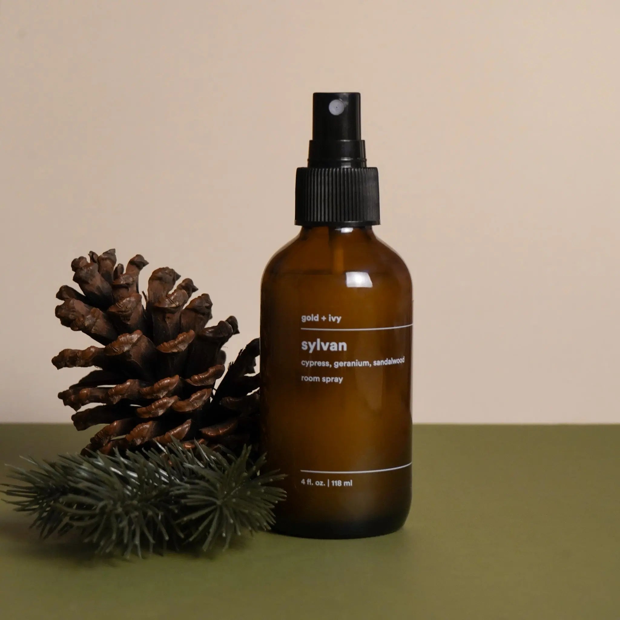 Sylvan room + linen spray by gold + ivy, room spray main product photo