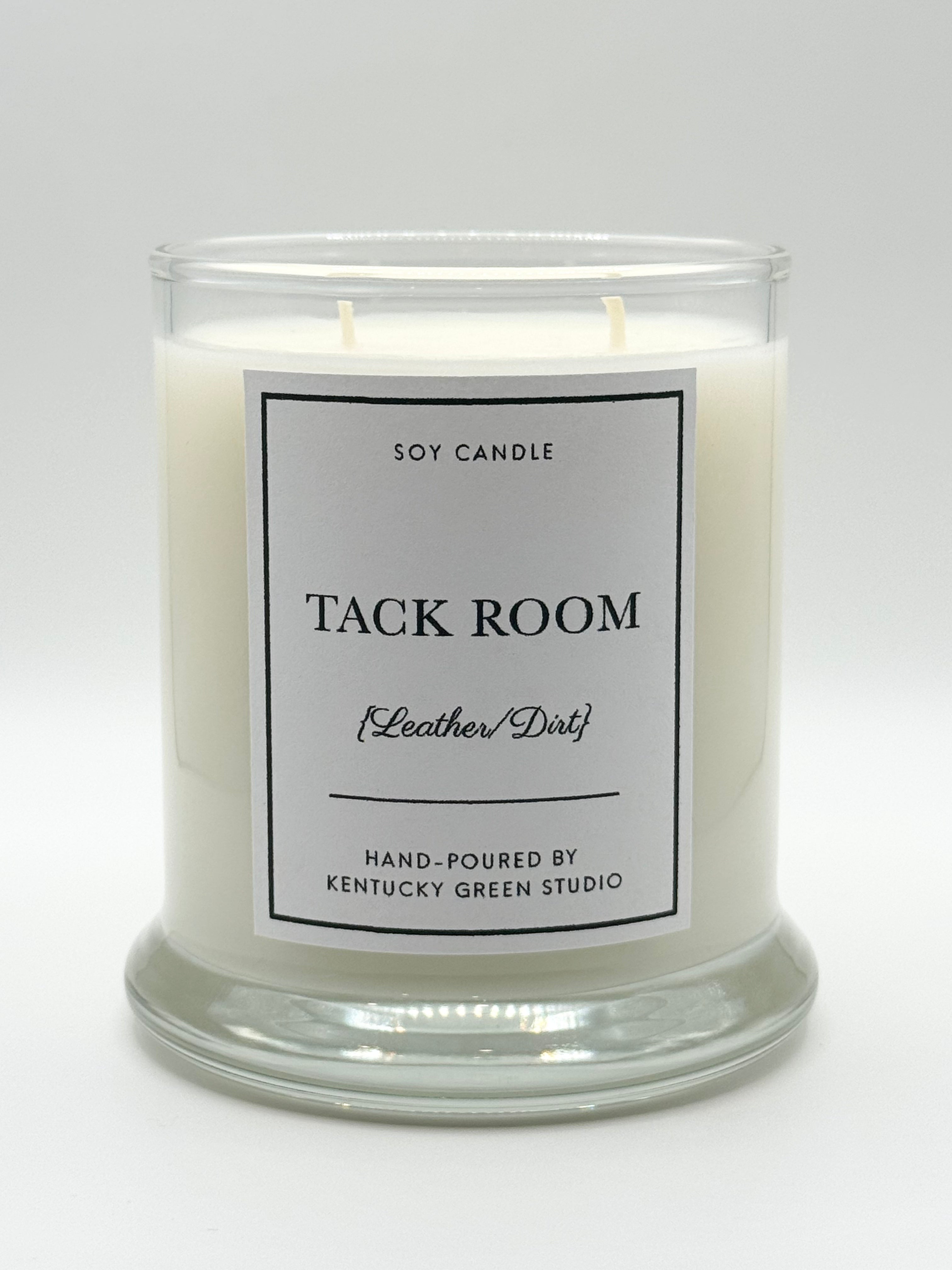 Tack Room Soy Candle by Kentucky Green Studio, scented candle main product photo