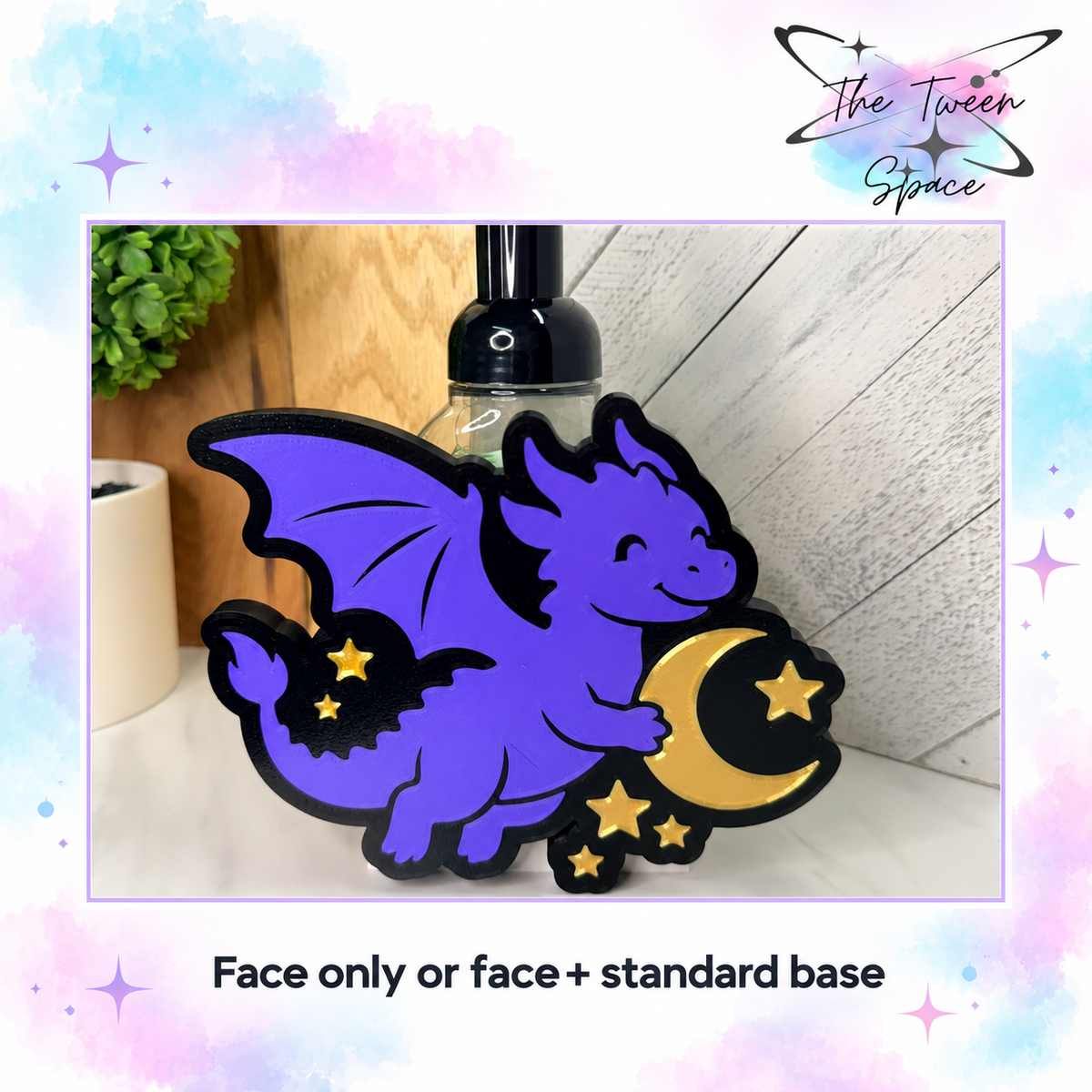 Cute Dragon Interchangeable Face by The Tween Space