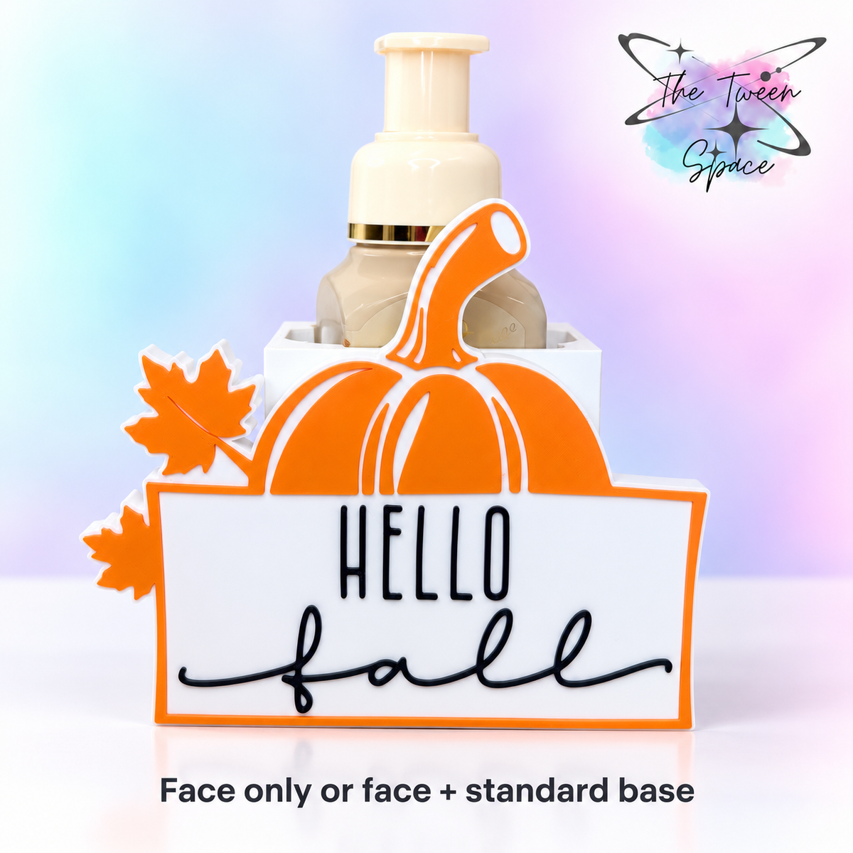 Hello Fall Pumpkin Sign Interchangeable Face by The Tween Space