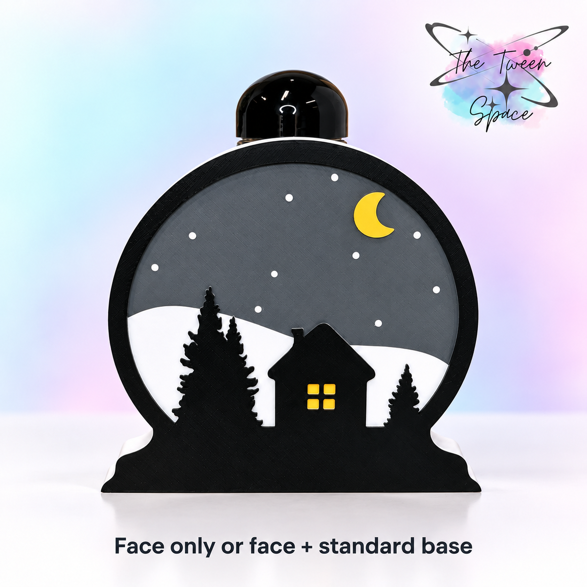 Winter Eve Snow Globe Interchangeable Face by The Tween Space