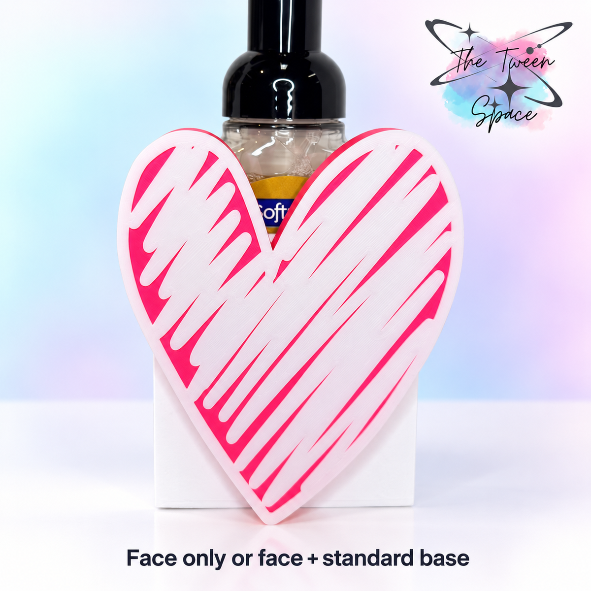 Scribble Heart Interchangeable Face by The Tween Space