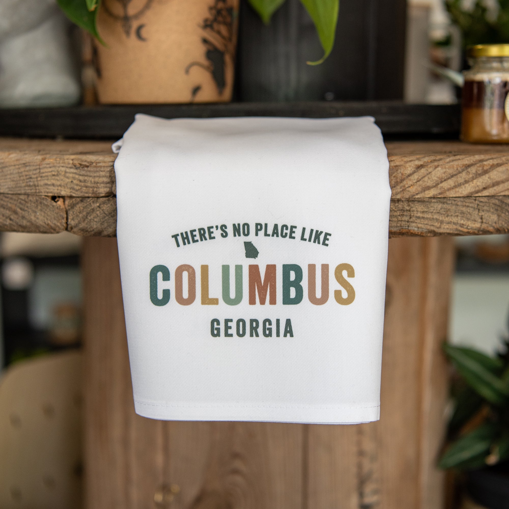 There's No Place Like [Your City] - Custom City Tea Towel by Still Magnolia, Southern food gift main product photo