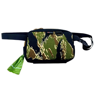TrailHound Fanny Pack - Cordura Edition by Recycled Firefighter, handmade leather goods detail photo 3