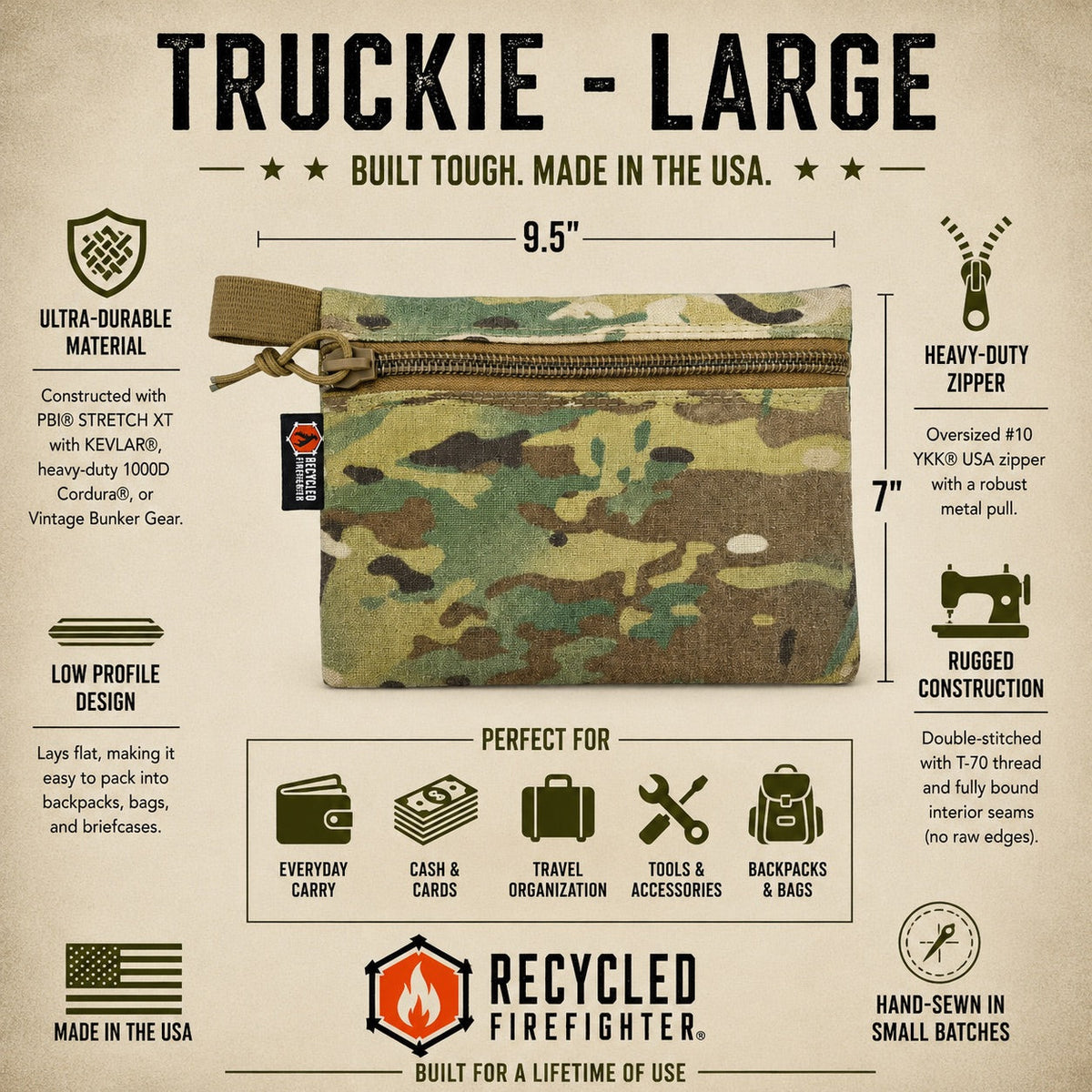 Truckie - Large detail view by Recycled Firefighter