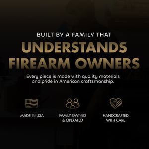 Wild Turkey Pair Gun Concealment Furniture - Handcrafted Hidden Gun Storage Wall Decor - Hidden Safe Furniture with Magnetic Lock for Quick Access & Storage - Made in USA