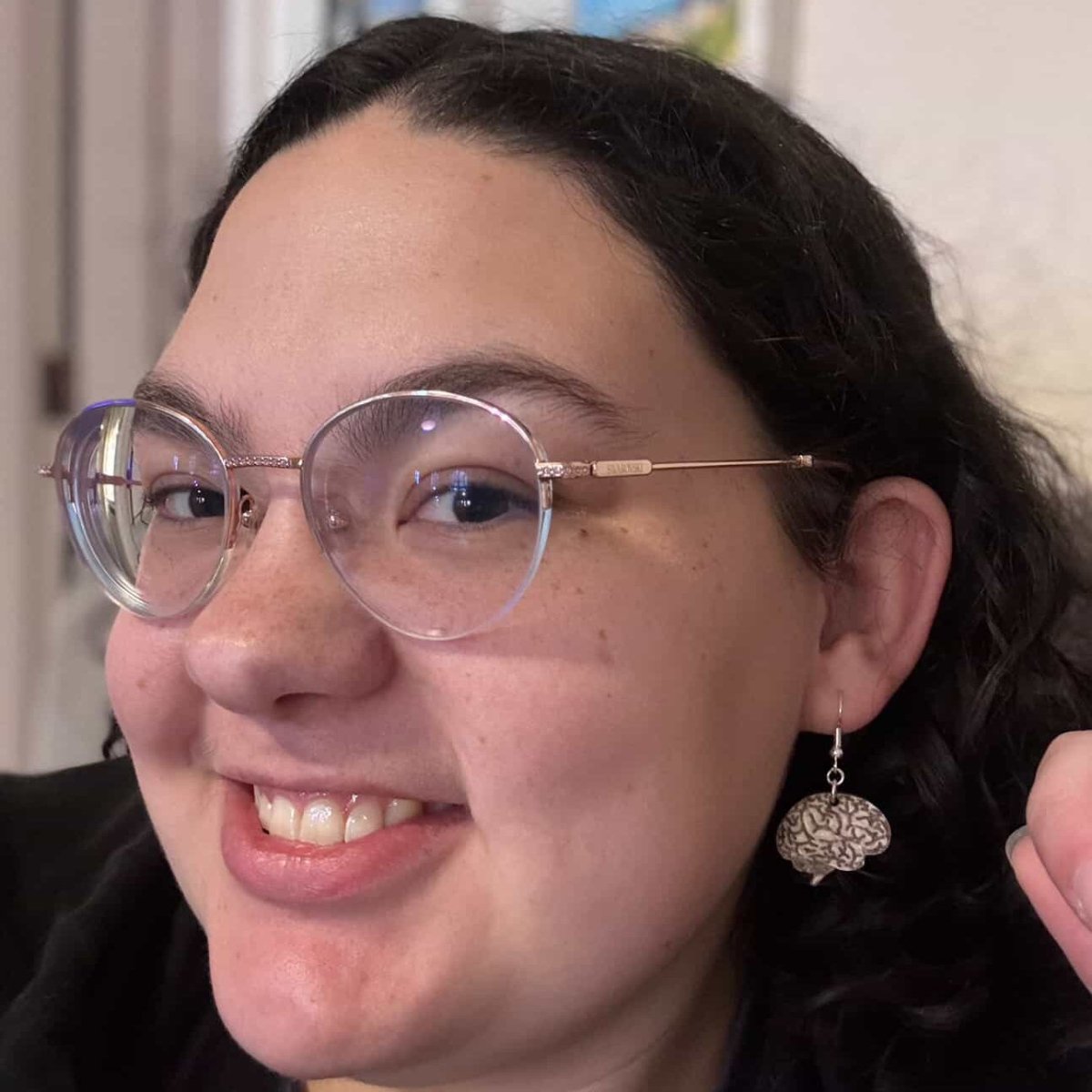 Unique Human Brain Earrings | Quirky Anatomy Jewelry