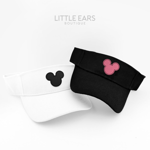 Leather Patch Visor by Little Ears Boutique, handmade leather goods main product photo