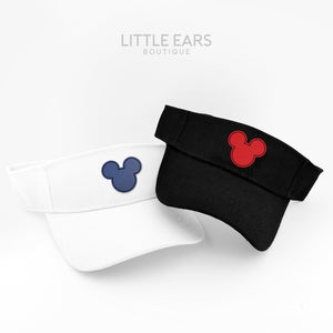 Leather Patch Visor by Little Ears Boutique, handmade leather goods detail photo 5
