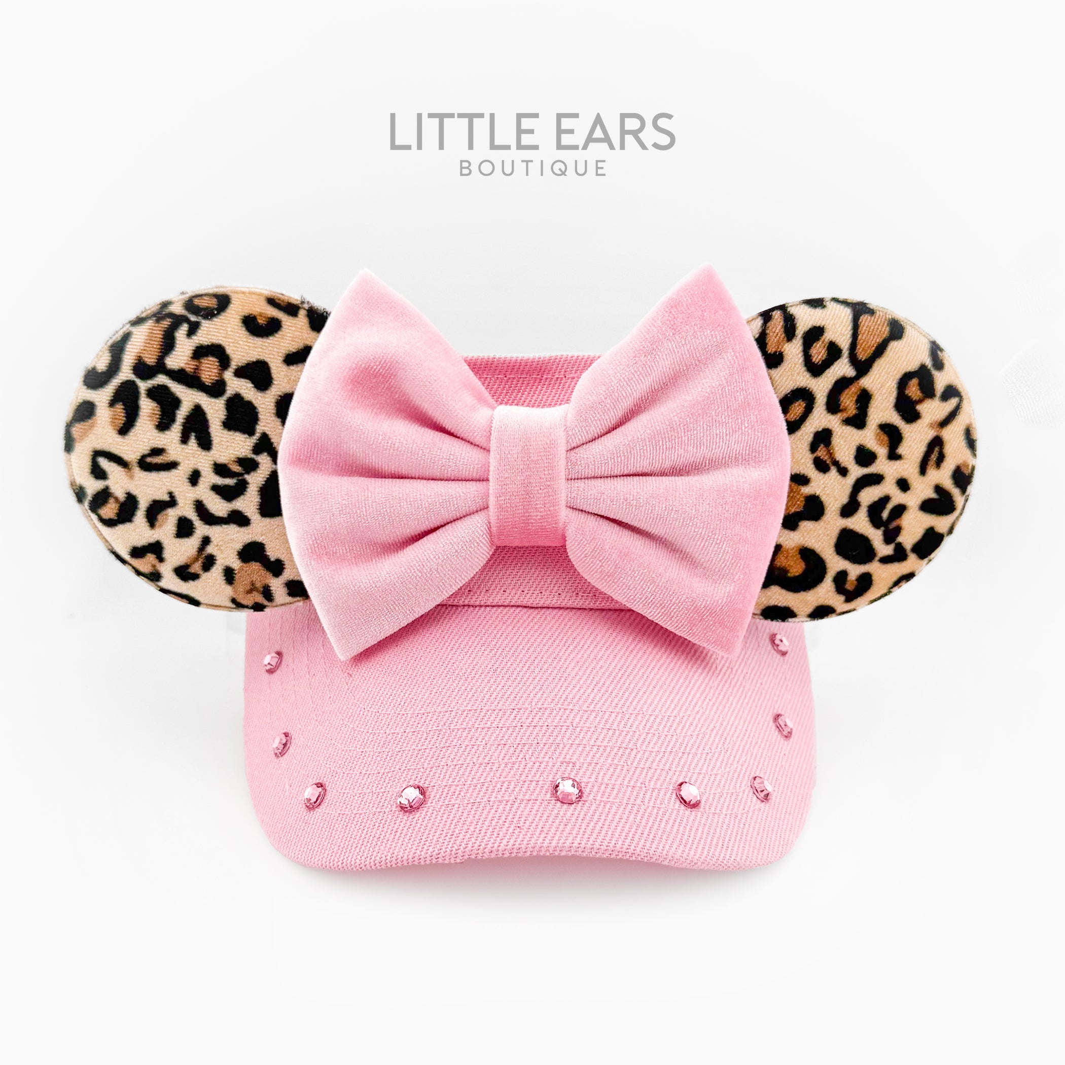 Safari Velvet Pink Mickey Visor