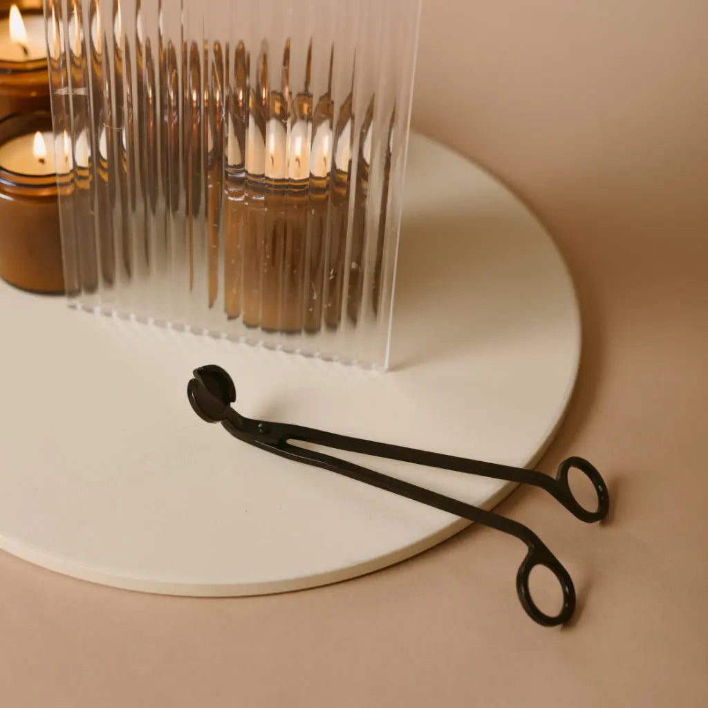 Wick trimmer by gold + ivy, scented candle main product photo