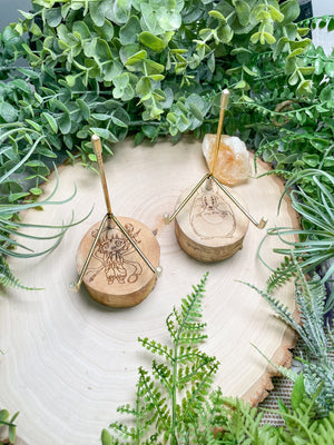Wooden Plate Stand