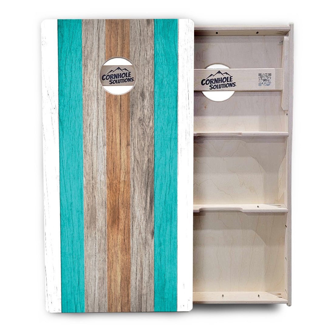 Beach Stripe Cornhole Boards – Tournament Series