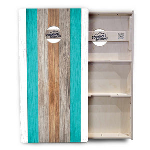 Beach Stripe Cornhole Boards – Tournament Series