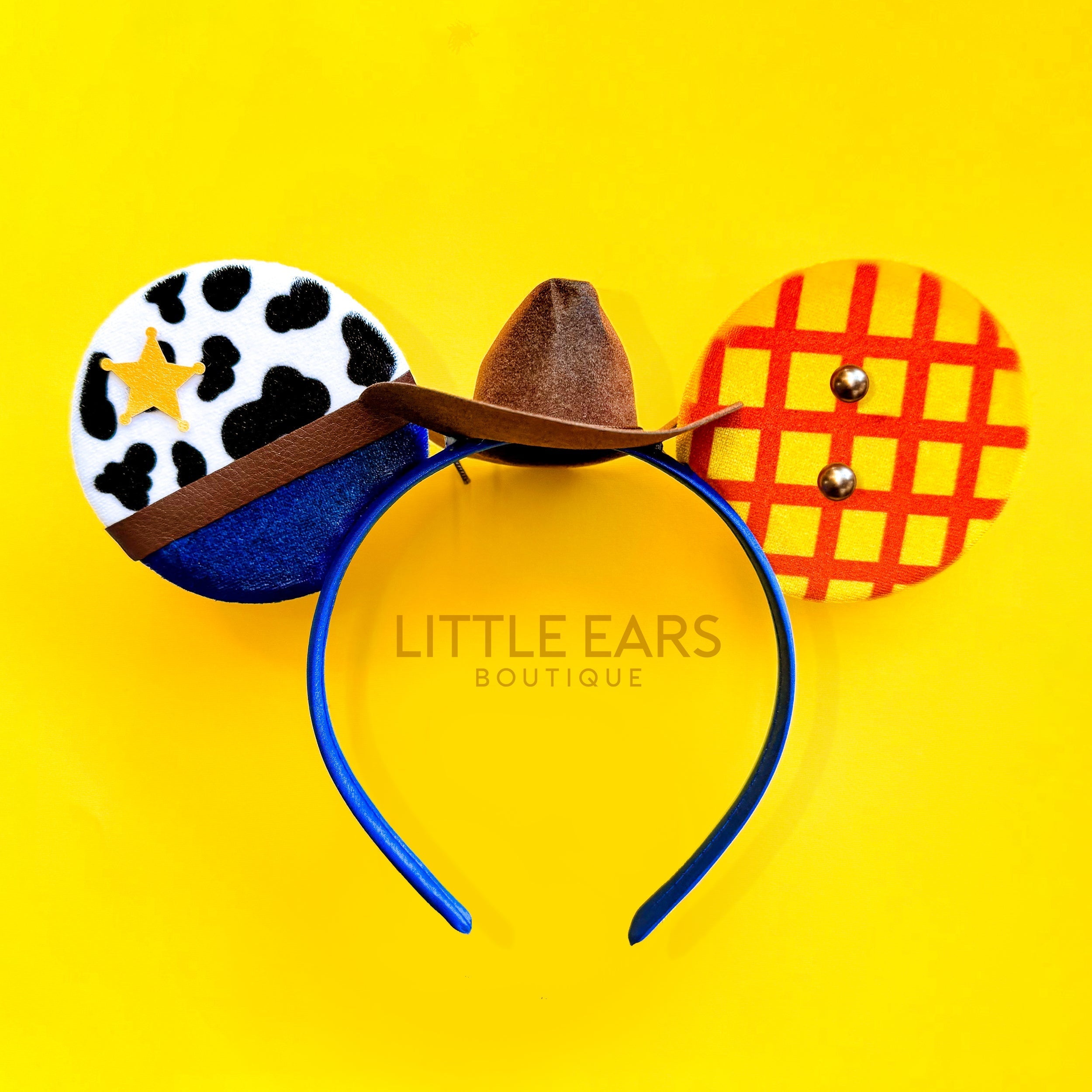Sheriff Hat Ears For Men by Little Ears Boutique, Southern lifestyle apparel main product photo