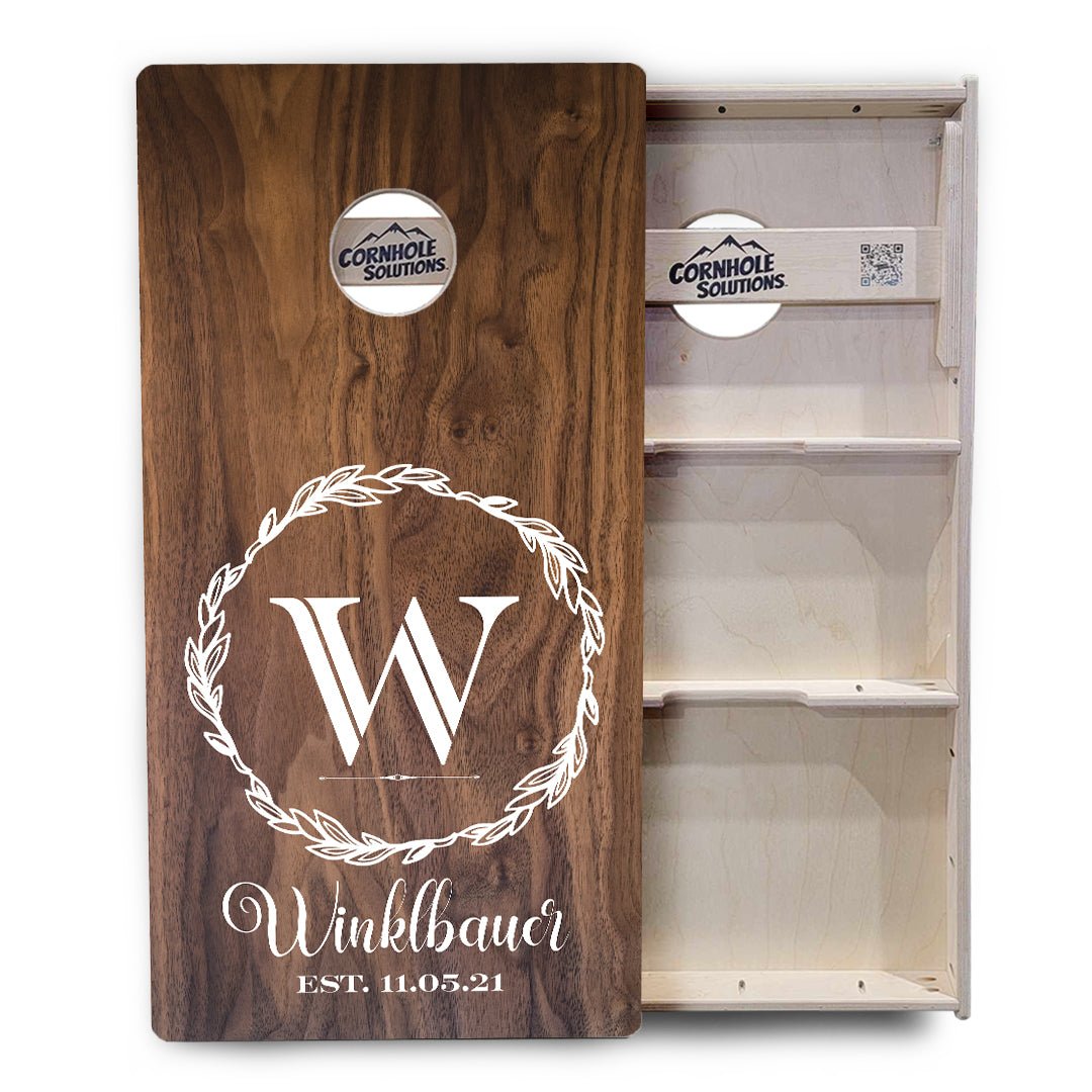 Wreath Design Cornhole Boards – Tournament Series